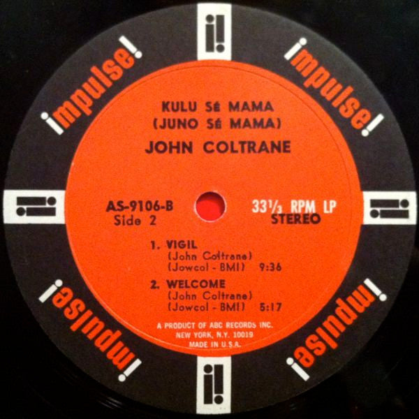 John Coltrane - Kulu Sé Mama (LP, Album, RP)