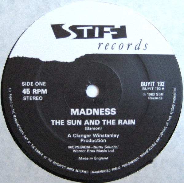 Madness - The Sun And The Rain (12"", Single, Par)