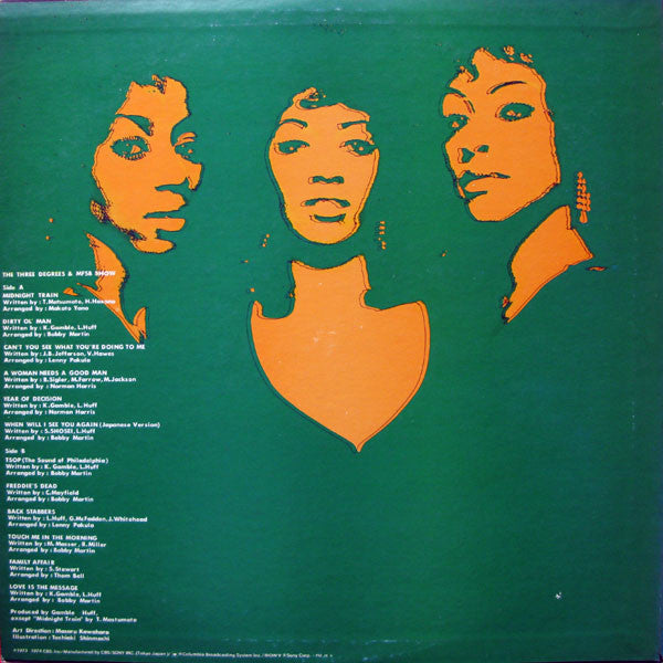 The Three Degrees - The Three Degrees & MFSB Show(LP, Album, Comp)