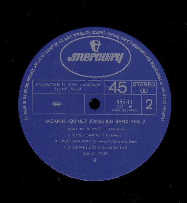 The Quincy Jones Big Band - Moanin' - Quincy Jones Big Band Vol. 2(...