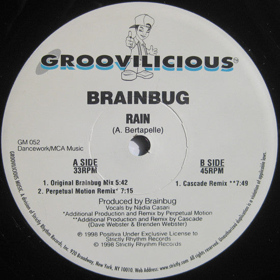 Brainbug - Rain (12"")