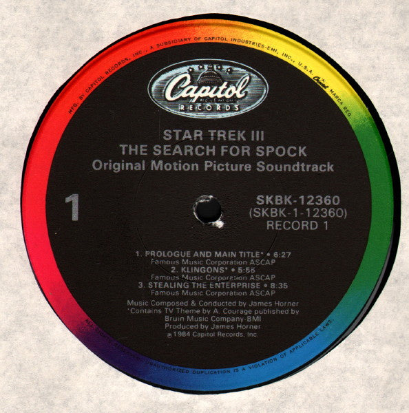 James Horner - Star Trek III: The Search For Spock (Original Motion...