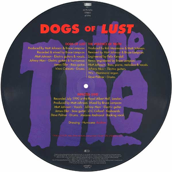 The The - Dogs Of Lust (12"", Single, Pic)
