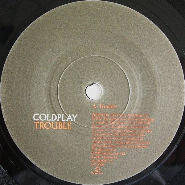 Coldplay - Trouble (7"", Single, Ltd, Num)