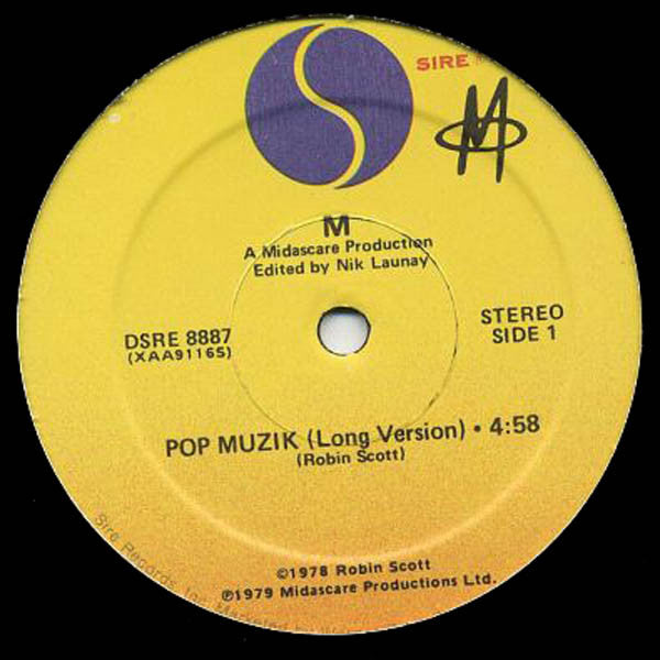 M (2) - Pop Muzik (12"", Mon)