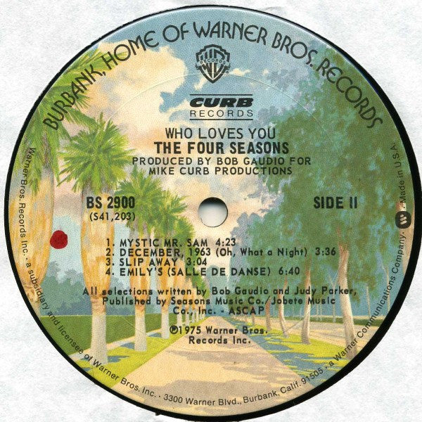 The Four Seasons - Who Loves You (LP, Album)