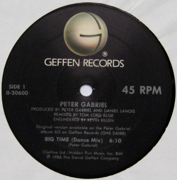 Peter Gabriel - Big Time (12"", Maxi, SRC)