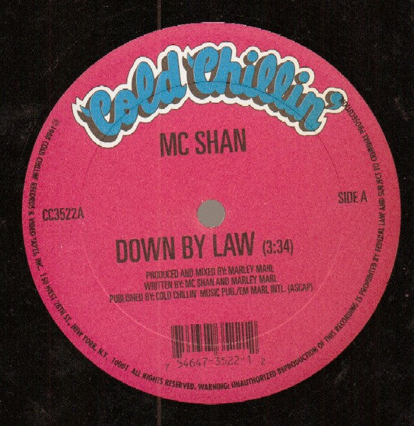 MC Shan - Down By Law / Project Hoe (12"", Ltd)