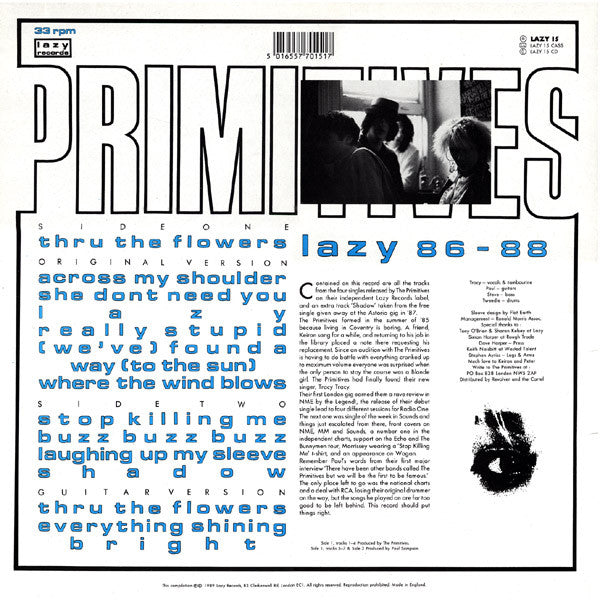 The Primitives - Lazy 86 - 88 (LP, Comp)