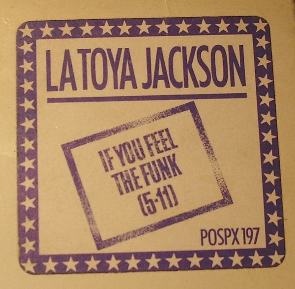La Toya Jackson - If You Feel The Funk (12"", Single)
