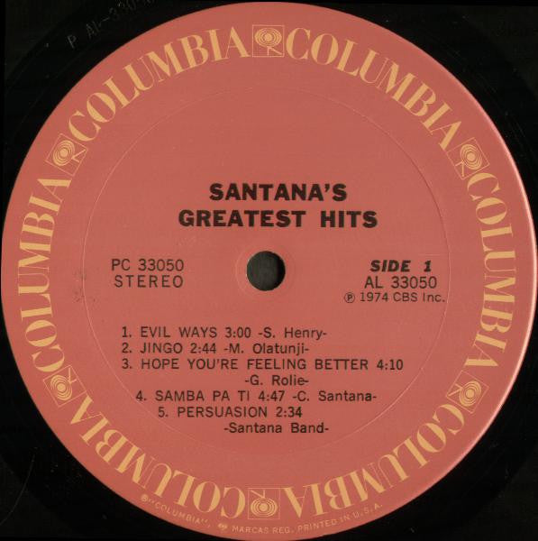 Santana - Santana's Greatest Hits (LP, Comp)