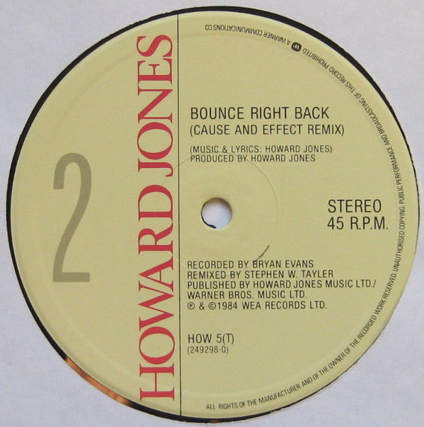 Howard Jones - Like To Get To Know You Well (12"", Single)