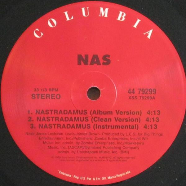 Nas - Nastradamus / Shoot 'Em Up (12"")