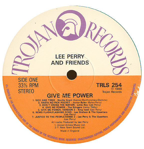 Lee Perry & Friends - Give Me Power (LP, Comp)
