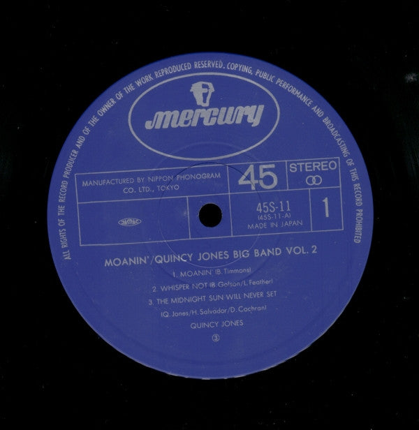 The Quincy Jones Big Band - Moanin' - Quincy Jones Big Band Vol. 2(...
