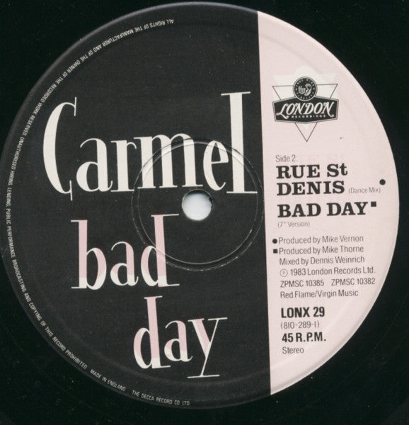 Carmel (2) - Bad Day (12"")