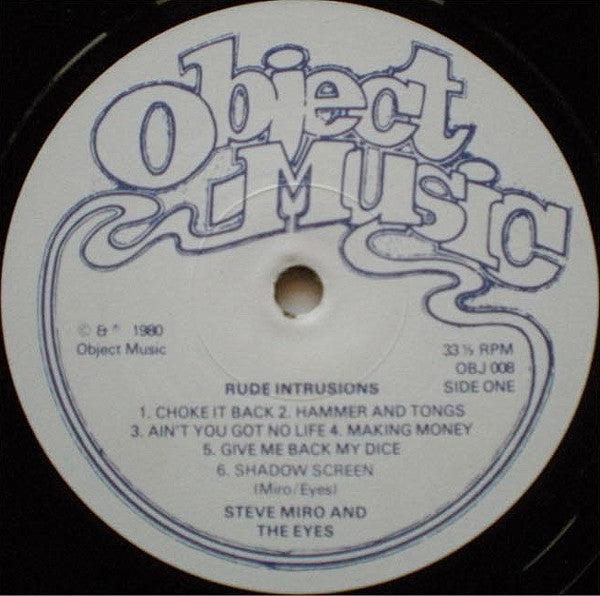 Steve Miro And The Eyes (2) - Rude Intrusions (LP, Album)
