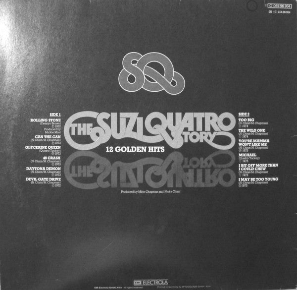 Suzi Quatro - The Suzi Quatro Story - 12 Golden Hits (LP, Comp)
