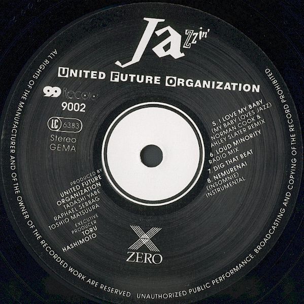 United Future Organization - Jazzin' '91-'92 (LP, Comp)