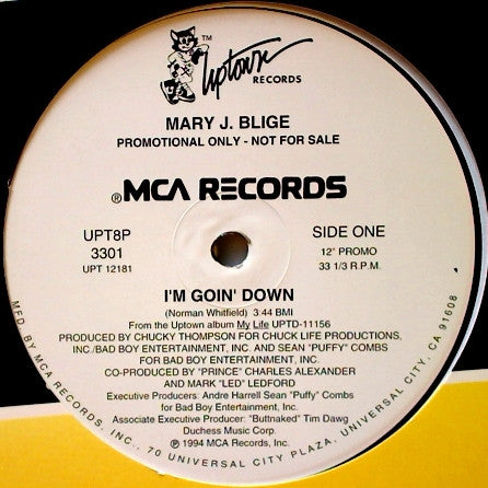 Mary J. Blige - I'm Goin' Down (12"", Promo)