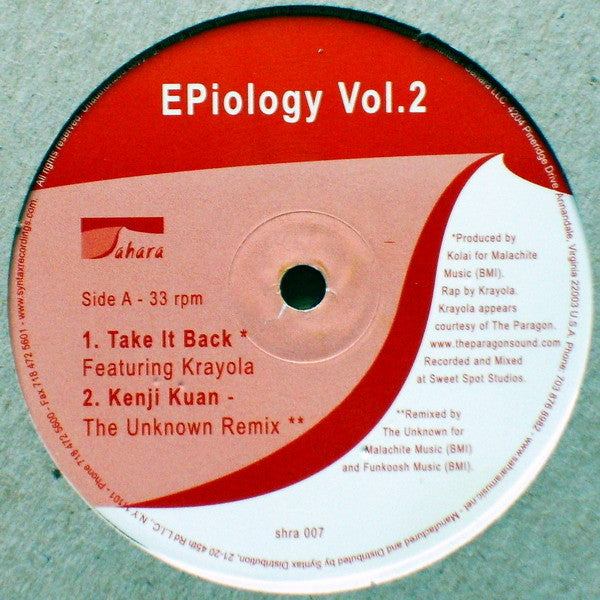 Various - EPiology Vol.2 (12"")
