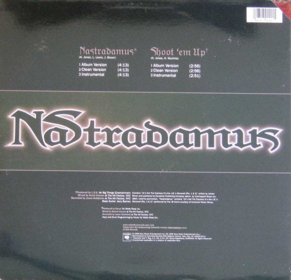 Nas - Nastradamus / Shoot 'Em Up (12"")