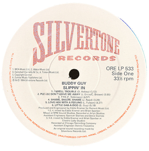 Buddy Guy - Slippin' In (LP, Album)