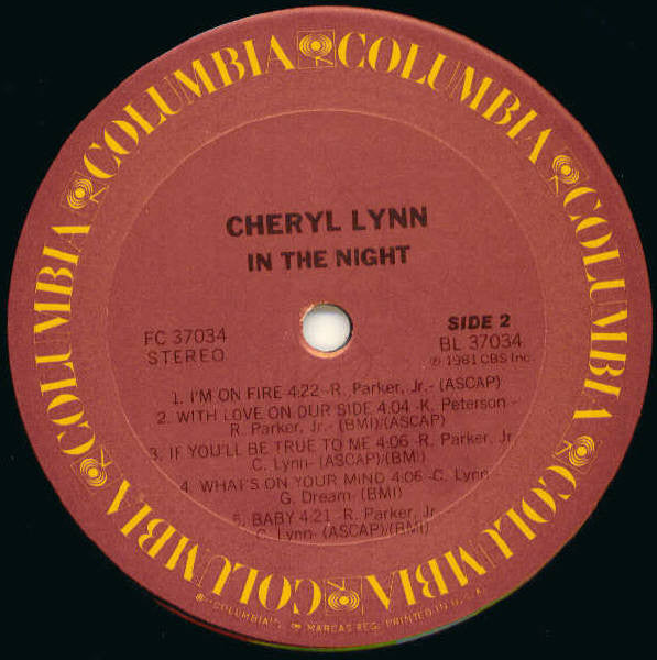 Cheryl Lynn - In The Night (LP, Album)