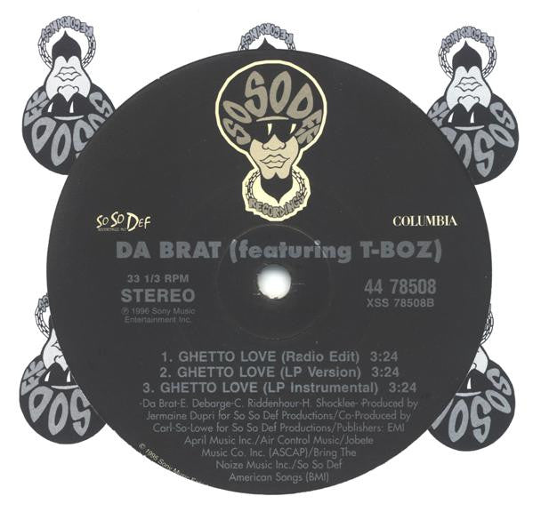 Da Brat Featuring T-Boz - Ghetto Love (12"", Ltd)