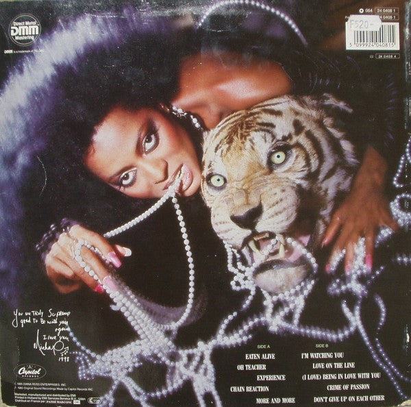 Diana Ross - Eaten Alive (LP, Album, DMM)