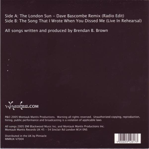 Wheatus - The London Sun (7"", Single)