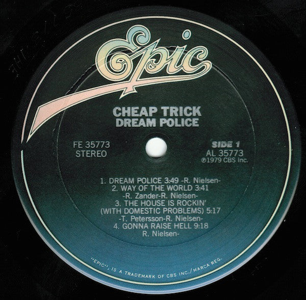 Cheap Trick - Dream Police (LP, Album, Gat)