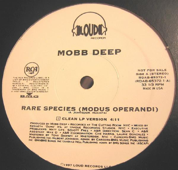 Mobb Deep - Rare Species (Modus Operandi) (12"", Promo)