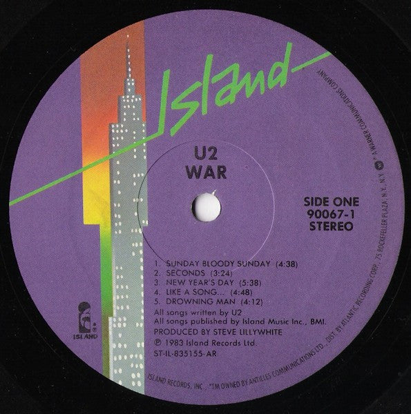 U2 - War (LP, Album, AR )