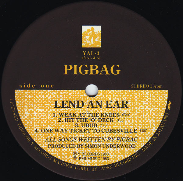 Pigbag - Lend An Ear (LP, Album)