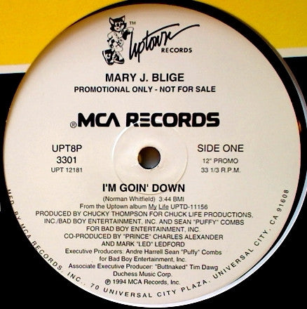 Mary J. Blige - I'm Goin' Down (12"", Promo)