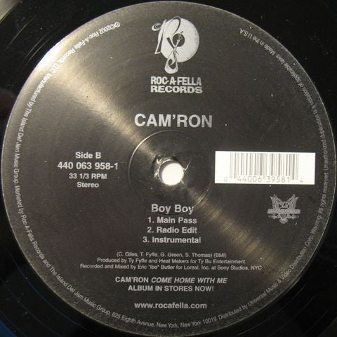 Cam'ron - Hey Ma / Boy Boy (12"")