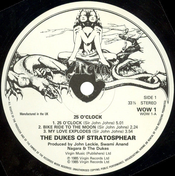The Dukes Of Stratosphear - 25 O'Clock (12"", MiniAlbum)