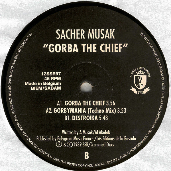 Sacher Musak - Gorba The Chief (12"")