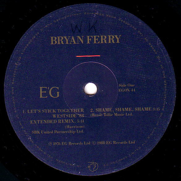 Bryan Ferry - Let's Stick Together (12"")