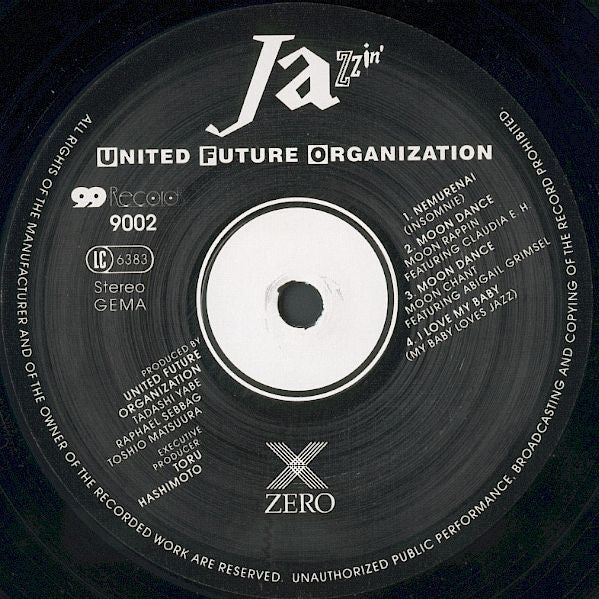 United Future Organization - Jazzin' '91-'92 (LP, Comp)