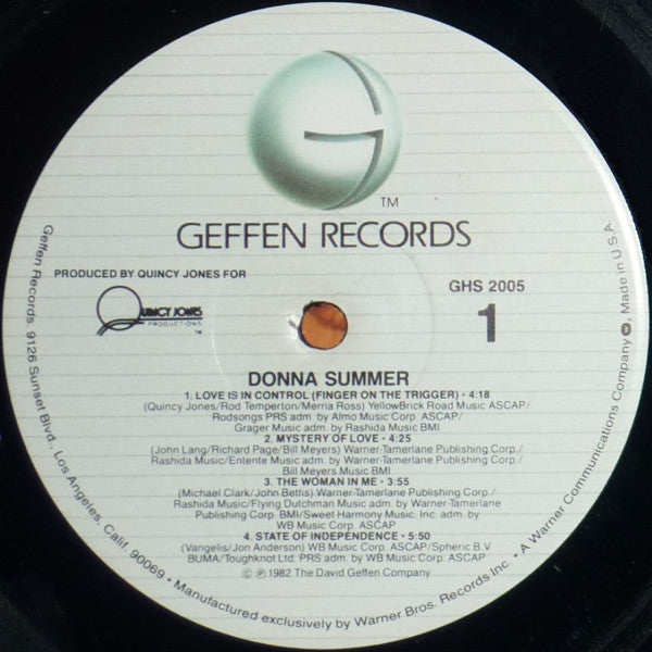 Donna Summer - Donna Summer (LP, Album, All)