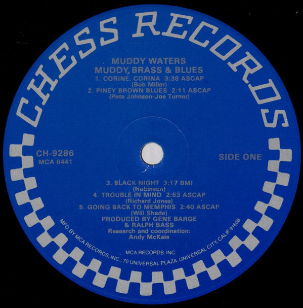 Muddy Waters - Muddy, Brass & The Blues (LP, Album, RE, Glo)
