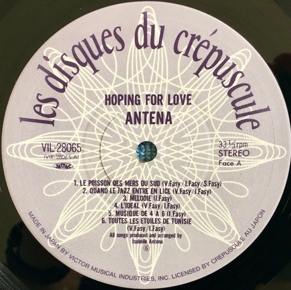 Isabelle Antena - Hoping For Love (LP, Album)