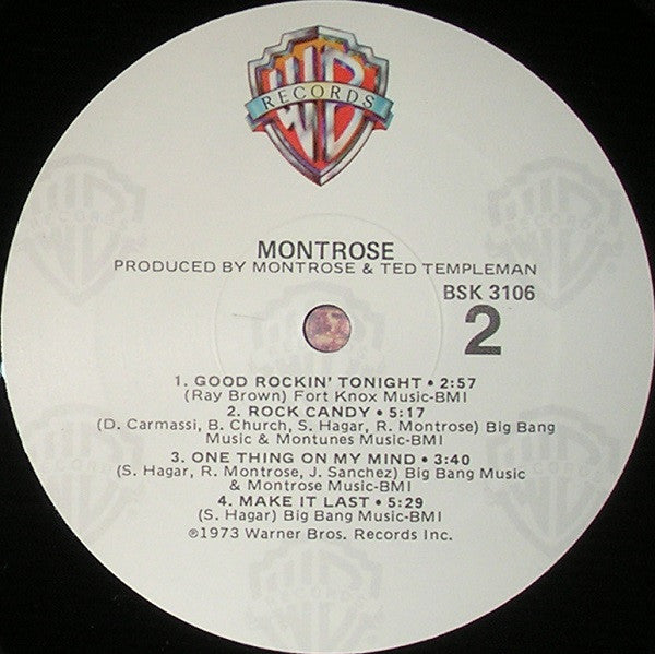 Montrose (2) - Montrose (LP, Album, RE)