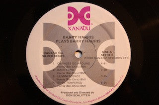 Barry Harris (2) - Barry Harris Plays Barry Harris (LP, Album)