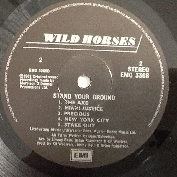 Wild Horses - Stand Your Ground (LP, Album)