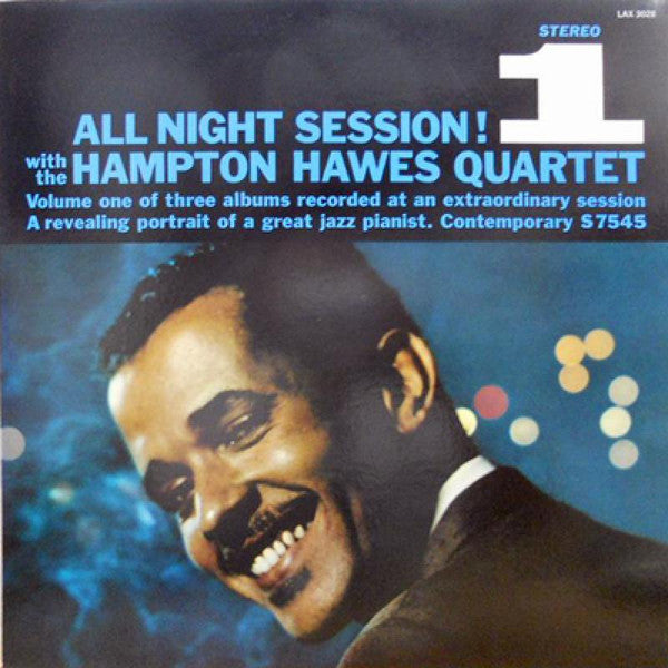 Hampton Hawes Quartet - All Night Session, Vol. 1(LP, Album, RE, RM)