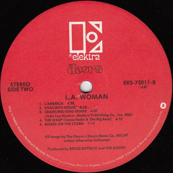 Doors* - L.A. Woman (LP, Album, RE)