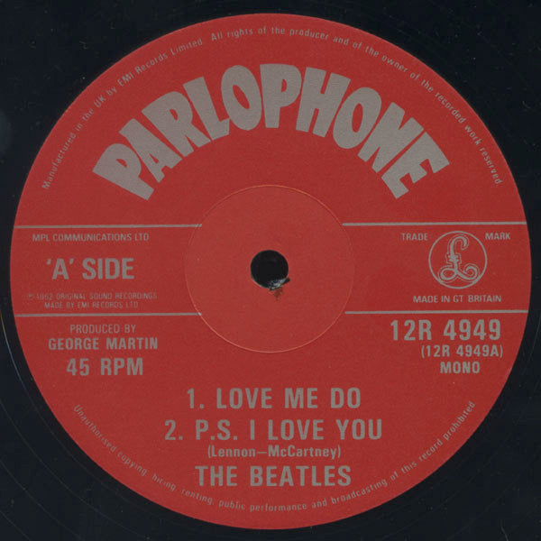 The Beatles - Love Me Do (12"", Mono)